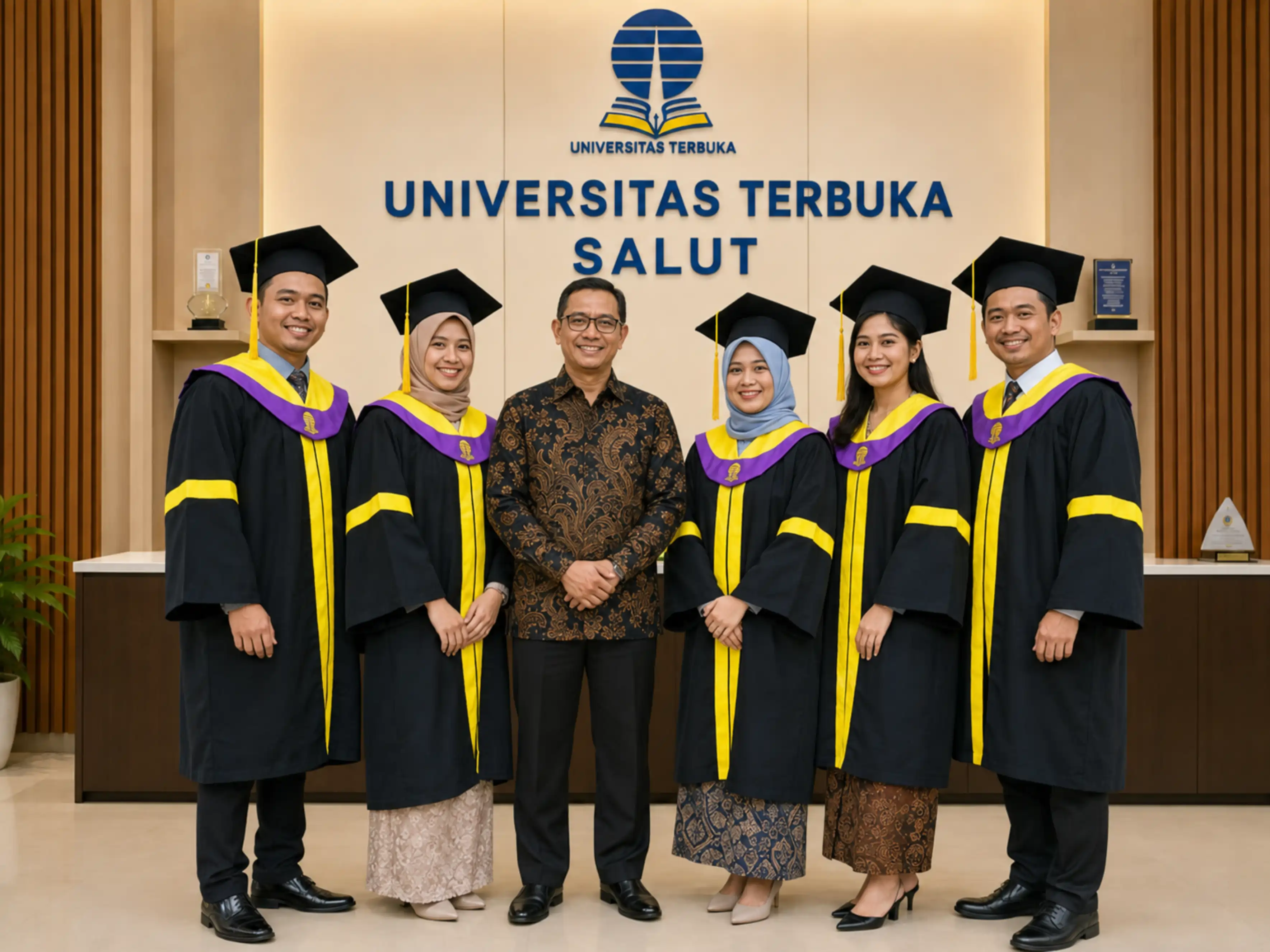 Mahasiswa SALUT dalam kegiatan belajar